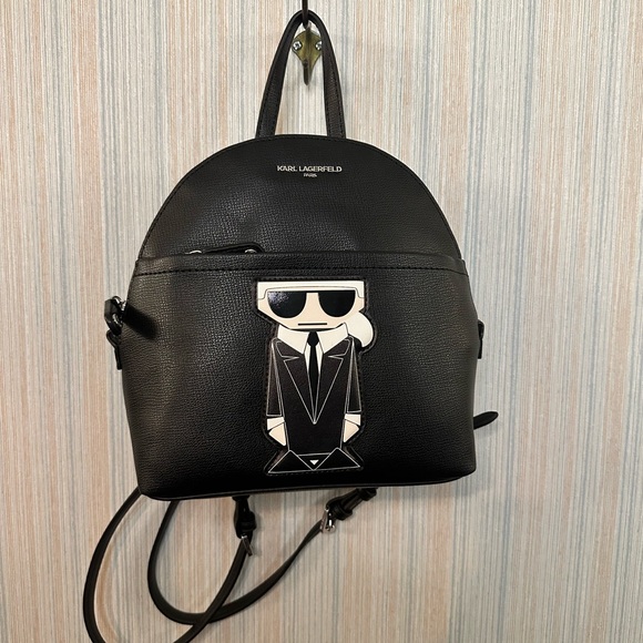 Karl Lagerfeld Other - Karl Lagerfeld Black Modern Backpack